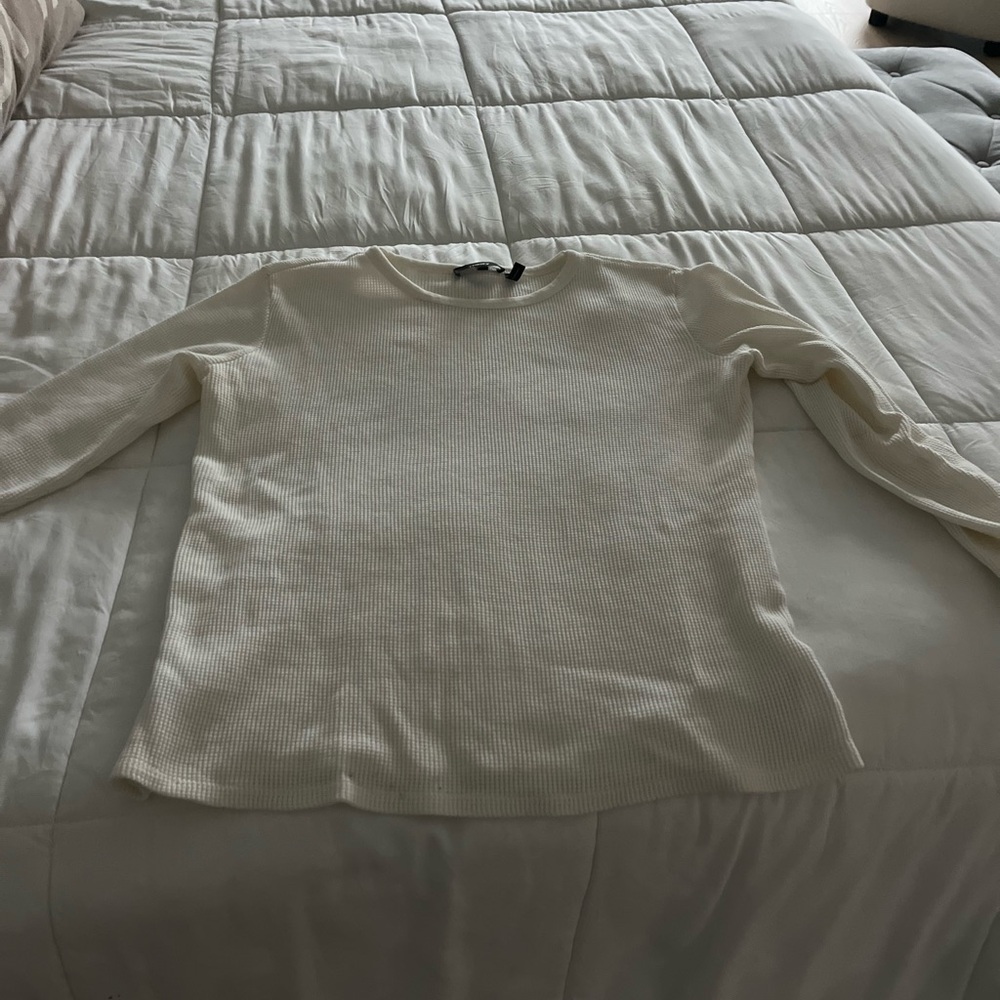 Theory Cream Women's Crew Neck Sweater